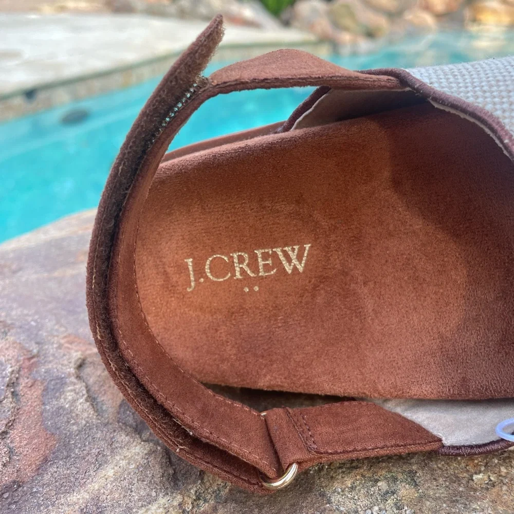 J. Crew Factory Women's Scalloped Sandals NWT